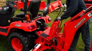 Kubota BX25 Backhoe Installation