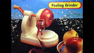 Apple peeling machine.Peeling Grinder.Apfelschälmaschine