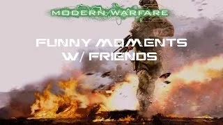 Modern Warfare 2 Funny Moments w/ Friends! (I'm a Retard, Cross Map kills and More!!!) - XCVBGaming