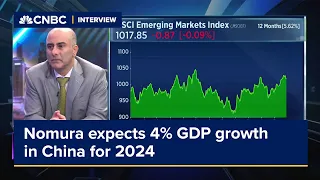 Nomura expects 4% GDP growth in China for 2024