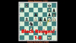 Nakamura gets defeated | Sicilian Moscow | 2014 |