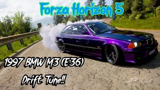 Forza Horizon 5 | 1997 BMW M3 (E36) Drift Tune !!