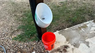 2011 Kohler Steward Waterless Urinal Bucket Flushes!