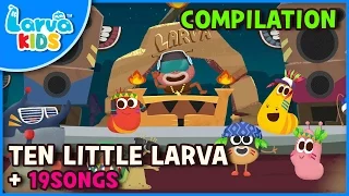 [Larva KIDS] Ten Little Larva - English - and other songs from Larva KIDS