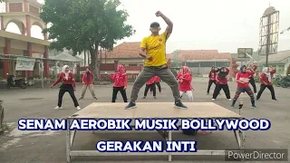 senam aerobik  musik Bollywood gerakan inti