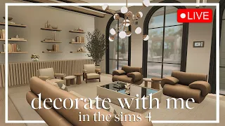 Decorating My Dream Home - The Davis Family's New Home | The Sims 4 Livestream