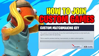 FORTNITE NEW 2024  UPDATE - HOW TO JOIN CUSTOM LOBBIES! OCTOBER 2023