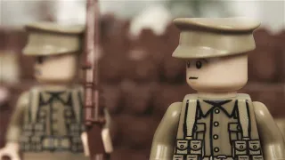 Lego Christmas Truce of 1914 - WW1 stop motion