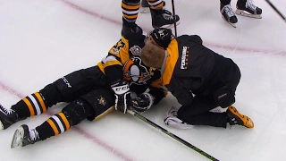 Niskanen tossed after Crosby takes cross check to face