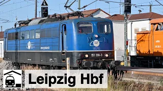 Leipzig Hbf: V60-Rangierloks, Eurodual, Walfische, EuroRunner, BR 151 – und natürlich das Übliche…