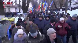 LIVE protest SIZO 22/01/2016 "Omega Today" Moldova