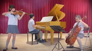 You raise me up, Trio for piano, violin and cello