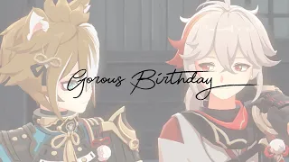 [MMD] "Gorou's Birthday" (Kazuha x Gorou)