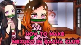 how to make nezuko🌸//gacha club//if you watch demon slayer you need to watch this tutorial!🙂💗