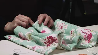 How to form a hand-sewn Cartridge pleat for the professional finish  www.victoriahammond.com