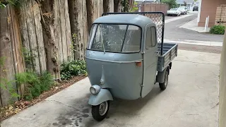 1963 Piaggio Ape AC4 Overview