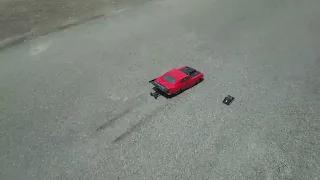 Drag Slash Mustang on 2s, vs Losi Camaro