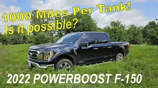 1000 Miles, One Tank Challenge in My 2022 Ford F-150 XLT Powerboost!