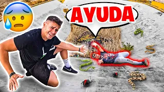 ATRAPADO en una TRAMPA GIGANTE⚠️ *NO PUEDO SALIR* | Parkour Vlog