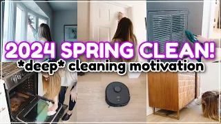 SPRING CLEANING MY DIRTY HOUSE 😱 Extreme Motivation Clean With Me 2024 / Clean Declutter & Organize