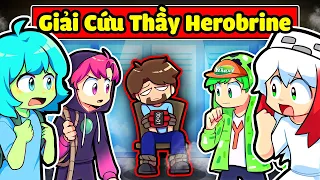 HIHA ENDERMAN CÙNG LỚP HỌC QUÁI VẬT GIẢI CỨU THẦY HEROBRINE *HIHA LỚP HỌC QUÁI VẬT MÙA 2 🤣🥰