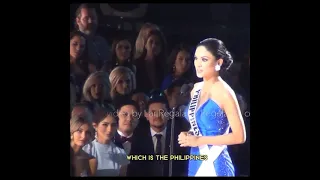 Pia Wurtzbach in Miss Universe 2015 | Q and A | Audience View