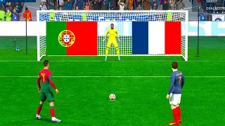 FIFA 23 ! PORTUGAL VS FRANCE ! RONALDO VS MBAPPE I  PENALTY SHOOTOUT ! PC GAME NEXT GEN 4K!