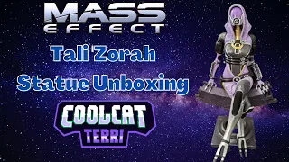 Mass Effect Tali'Zorah nar Rayya Statue Unboxing