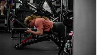 Women's Bikini Competitor - Full Leg/Glute Day Walk Through