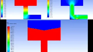 Two-phase flow in porous media simulation with Fluent