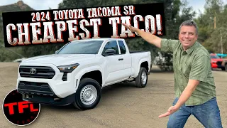 I Drive the CHEAPEST New 2024 Toyota Tacoma 4x4! | First Drive Review