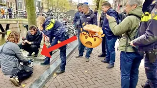 Amazing Find Magnet Fishing Find In Amsterdam (Police First!)