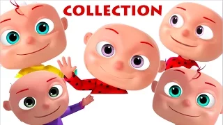 Five Little Babies Collection | Nursery Rhymes Collection | Cartoon Animation Kids Songs