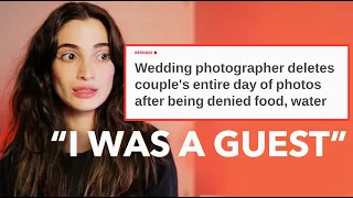 Hungry Photographer That Deleted WEDDING Photos WAS A GUEST?! UPDATE