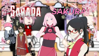 Sasusaku and naruhina react to sarada and Sasusaku❤️❤️