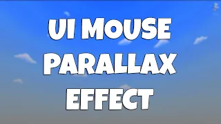 [C#] UI MOUSE PARALLAX EFFECT IN UNITY