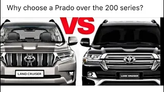 PRADO vs 200 series TOYOTAS