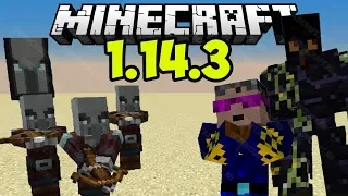 Обзор Minecraft 1.14.3 (Обзор Майнкрафт 1.14.3) - ОБНОВИЛИ ПАТРУЛИ И СЕКРЕТЫ