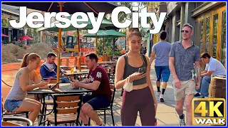 【4K】WALK Jersey City Grove Street USA 4k video Travel vlog