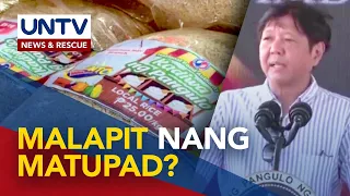 PBBM, tiwalang malapit nang matupad ang pangakong P20/kilo na presyo ng bigas