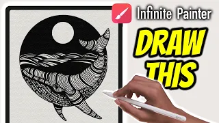 Whale Design - Infinite Painter Tutorial #26