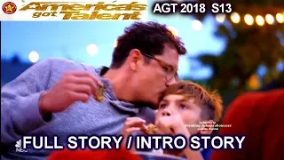 Michael Ketterer & His Children FULL INTRO STORY QuarterFinals 3  America's Got Talent 2018  AGT