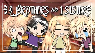 3 Brothers 1 Sister | Gacha Life | Gacha Life Mini Movie | GLMM ✨