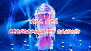 The Masked Singer UK S4 - All Ep.6 Performances Ranked