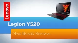 Lenovo Legion Y520 Mainboard REMOVAL