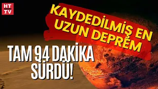 Mars'taki deprem 94 dakika sürdü