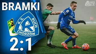 BRAMKI: GKS Bełchatów 2-1 Ruch Chorzów (05.12.2021 r.)