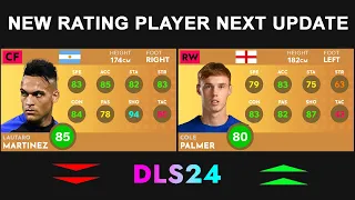 DLS24 | NEW RATING PLAYER Next Update (Predict)