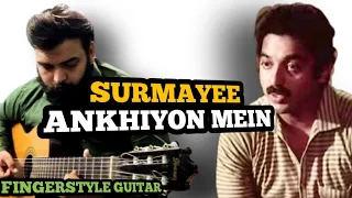 Surmayee Ankhiyon Mein - Fingerstyle Guitar Cover | Sadma | Kamal Haasan , Sri Devi | Shreya Ghoshal