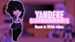 Yandere Simulator reacts || Gacha Club X Yandere Simulator || Part 1/2 || Credits in description ||